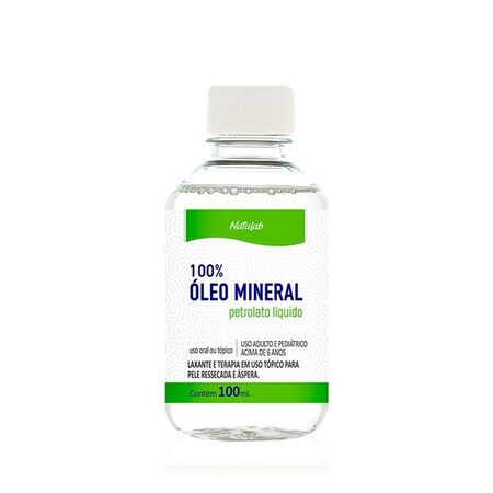 imagem do produto Oleo Mineral 100% Natulab 100ml