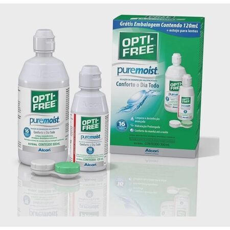 imagem do produto Opti Free Pure Moist 300+120ml