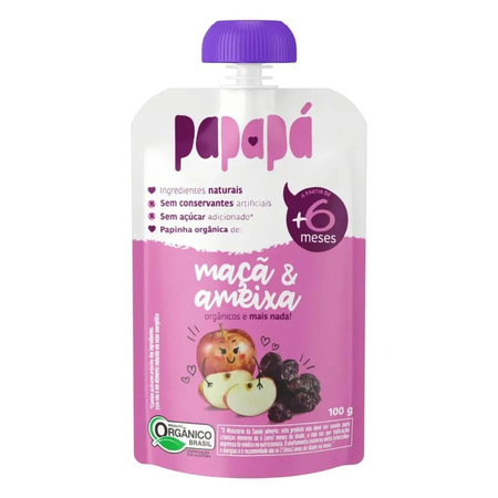 imagem do produto Papinha Papapa Org Maca/ameixa 100g