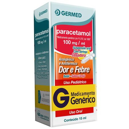 imagem do produto Paracetamol Gotas 15ml Germed