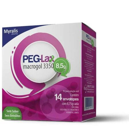 imagem do produto Peg-lax Sem Sabor 8.5g 14 Envelopes