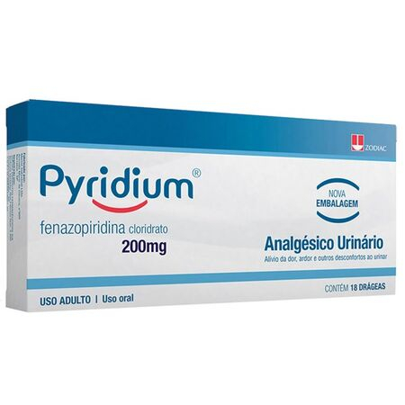 imagem do produto Pyridium 200mg 18 Comprimidos