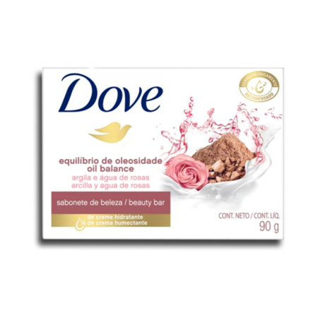 imagem do produto Sabonete Dove 90g Eq Oleos Argila e Agua Ros