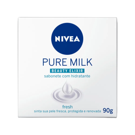 imagem do produto Sabonete Nivea Pure Milk 90g Fresh