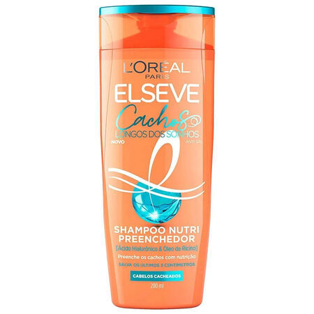 imagem do produto Shampoo Elseve 200ml Cachos dos Sonhos