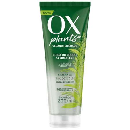 imagem do produto Shampoo Ox Plants Cuida do Couro e Fortalece 200ml