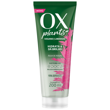 imagem do produto Shampoo Ox Plants Hidrata/brilho 200ml