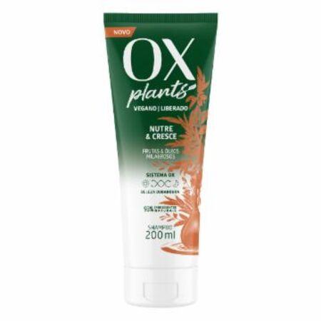 imagem do produto Shampoo Ox Plants Nutre/cresce 200ml