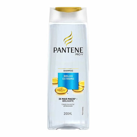 imagem do produto Shampoo Pantene 200ml Brilho Extremo