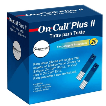 imagem do produto Tiras Med Levensohn On Call Plus 50un