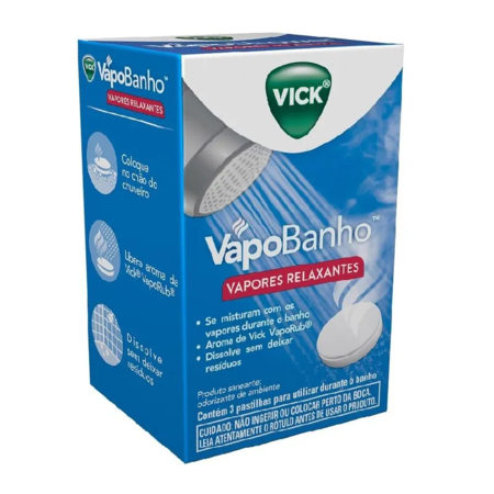 imagem do produto Vick Vapo Banho 3 Past