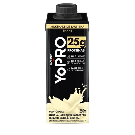 imagem do produto Yopro 25g Milkshake Baunilha 250ml